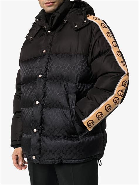 gucci puffer jacket mens|Gucci padded jacket men's.